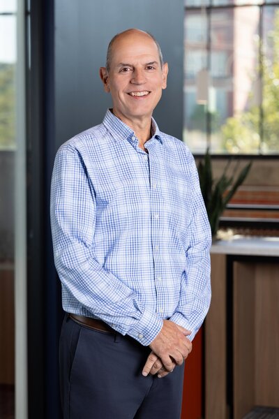 Fort Wayne business headshot by Heather Bienz Photography.